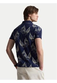 Polo Ralph Lauren Polo 710B18828001 Granatowy Custom Slim Fit. Typ kołnierza: polo. Kolor: niebieski. Materiał: bawełna #5