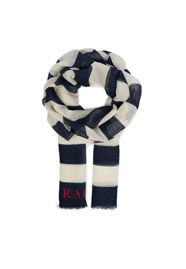 Lauren Ralph Lauren - LAUREN RALPH LAUREN Szal 454966221001 Granatowy. Kolor: niebieski. Materiał: materiał