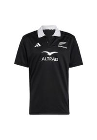 Adidas - Koszulka All Blacks Rugby AEROREADY Short Sleeve. Kolor: czarny. Materiał: materiał #2