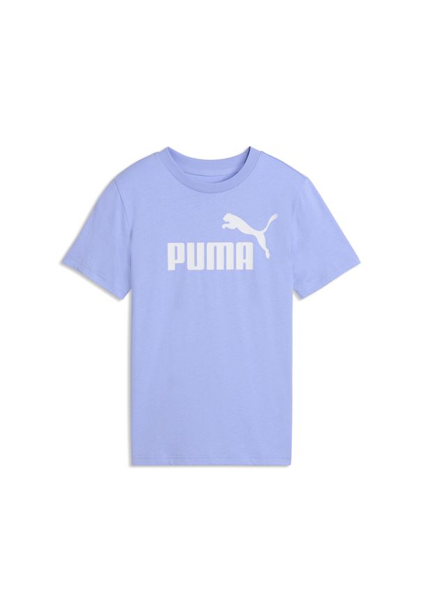 Puma - Młodzieżowa koszulka ESS z logo No. 1 PUMA. Kolor: fioletowy. Materiał: bawełna. Sport: joga i pilates