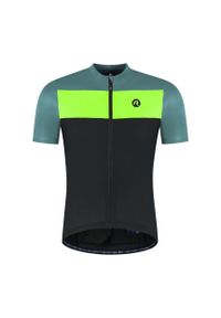 ROGELLI - Koszulka rowerowa męska Rogelli Core Block. Kolor: czarny