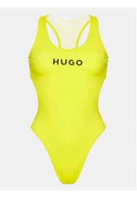 Hugo Strój kąpielowy 50492423 Żółty. Kolor: żółty