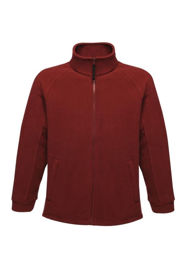 Regatta - Męski Polar Z Suwakiem Thor III. Kolor: czerwony. Materiał: polar. Sezon: zima. Styl: sportowy. Sport: turystyka piesza