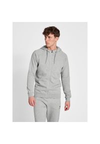 Bluza z kapturem i zamkiem błyskawicznym Hummel Red Heavy. Typ kołnierza: kaptur. Kolor: szary. Sport: fitness #1