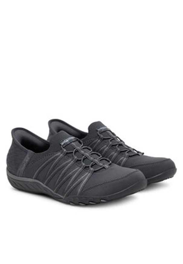 skechers - Skechers Sneakersy Breathe Easy - Roll With Me 100593/CCL Szary. Kolor: szary. Materiał: materiał