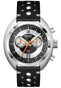 Atlantic - Zegarek Męski ATLANTIC Timeroy 70462.41.65. Materiał: materiał, skóra. Styl: klasyczny, elegancki #1
