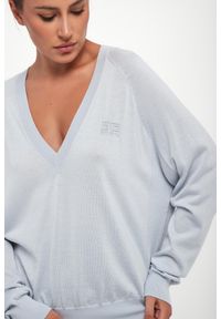 Elisabetta Franchi - Sweter damski z wełną i jedwabiem ELISABETTA FRANCHI. Materiał: wełna, jedwab #5