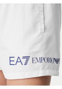 EA7 Emporio Armani Szorty kąpielowe 7M002000 AF13049 M0304 Biały Regular Fit. Kolor: biały. Materiał: syntetyk #7