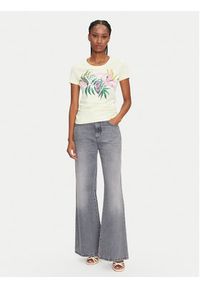 Guess T-Shirt W5GI07 J1314 Żółty Regular Fit. Kolor: żółty. Materiał: bawełna #5