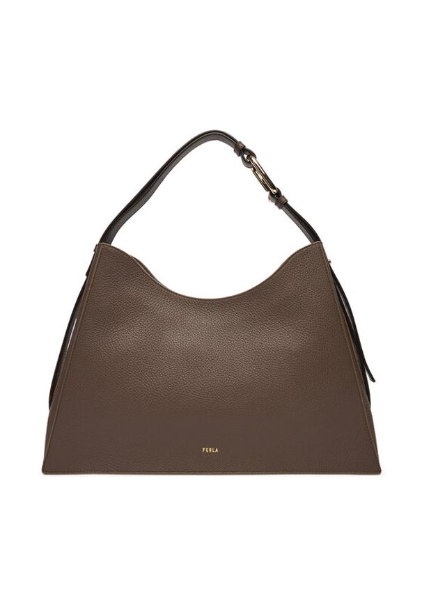 Furla Torebka Nuvola L Hobo WB01246 HSF000 CN 2566S 1007 Brązowy. Kolor: brązowy. Materiał: skórzane