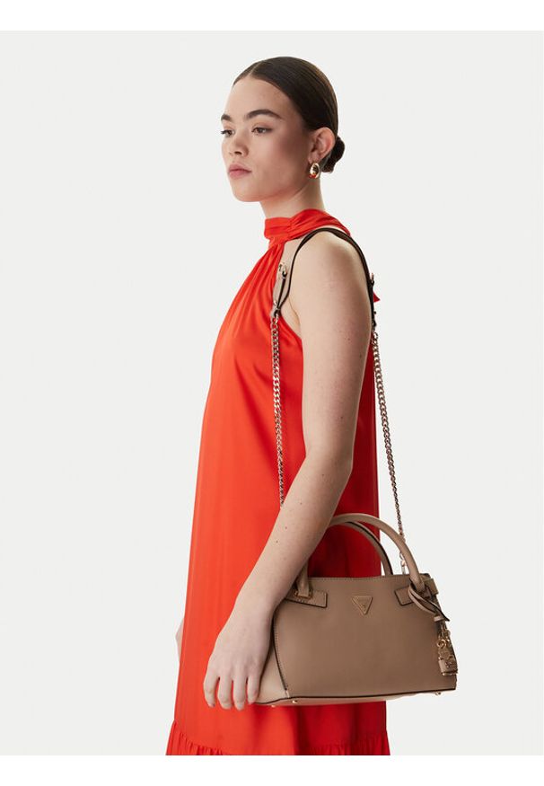 Guess Torebka Serenova HWZG80 91050 Beżowy. Kolor: beżowy. Materiał: skórzane