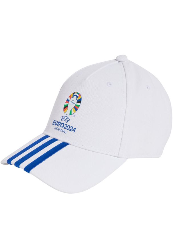 Adidas - Czapka z daszkiem adidas UEFA EURO24™ Official Emblem. Kolor: biały, wielokolorowy, niebieski