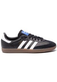 Adidas - adidas Sneakersy Samba Og B75807 Czarny. Kolor: czarny. Materiał: skóra