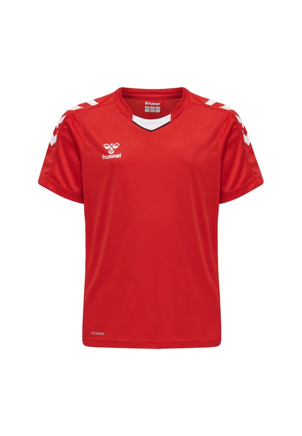 Koszulka sportowa z krótkim rękawem dziecięca Hummel Core XK Kids Poly Jersey S/. Kolor: różowy, czerwony, wielokolorowy. Materiał: jersey. Długość rękawa: krótki rękaw. Długość: krótkie