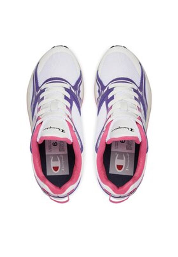 Champion Sneakersy Vibe Low Cut Shoe S11672-CHA-WW015 Biały. Kolor: biały. Materiał: skóra