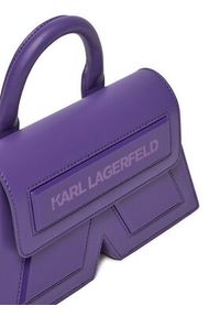 Karl Lagerfeld - KARL LAGERFELD Torebka 245W3107 Fioletowy. Kolor: fioletowy. Materiał: skórzane #5