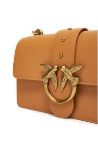 Pinko - PINKO Torebka Love One Mini Cl PE 25 PCPL 100059 A0F1 Brązowy. Kolor: brązowy. Materiał: skórzane