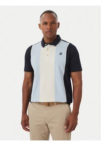 Beverly Hills Polo Club Polo M2750 Granatowy Regular Fit. Typ kołnierza: polo. Kolor: niebieski. Materiał: bawełna #1