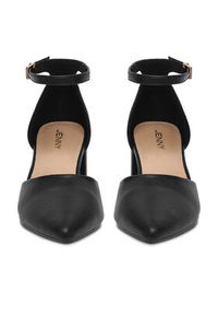 Jenny - JENNY Czółenka CEO-ANGEL WS210702-10 Czarny. Kolor: czarny. Materiał: materiał #7