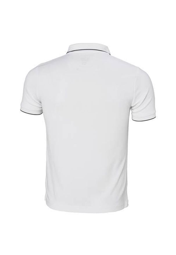 Koszulka sportowa męska Helly Hansen 34068001. Typ kołnierza: polo. Kolor: biały. Styl: sportowy