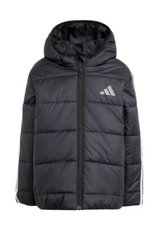 Adidas - adidas Kurtka zimowa Essentials 3-Stripes JW2443 Czarny Regular Fit. Kolor: czarny. Materiał: syntetyk. Sezon: zima