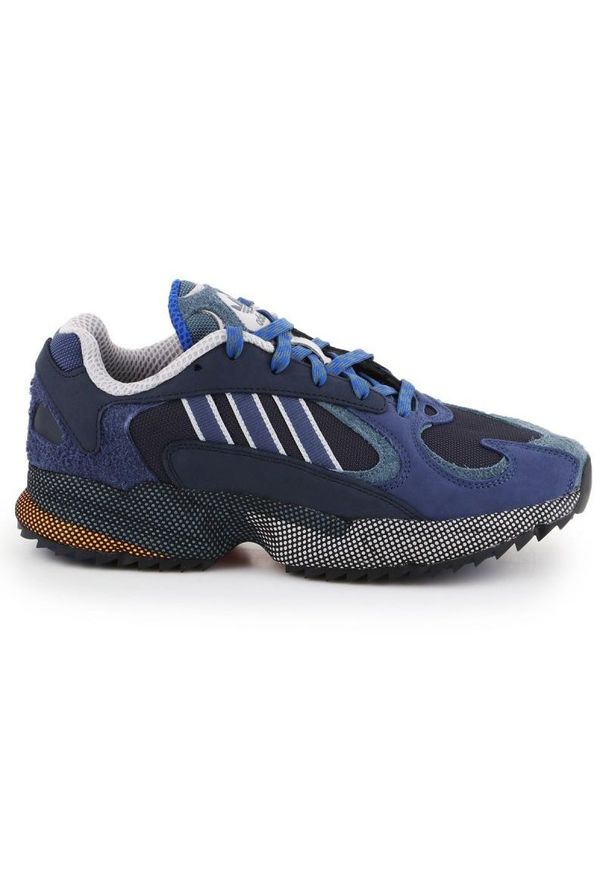 Adidas - Buty adidas Yung-1 M EF5337 niebieskie. Kolor: niebieski. Materiał: materiał, syntetyk, nubuk, skóra. Szerokość cholewki: normalna