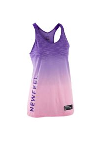 NEWFEEL - Koszulka bez rękawów do chodu sportowego damska seria limitowana. Kolor: różowy. Materiał: materiał, poliester, poliamid. Długość rękawa: bez rękawów