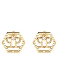 Philipp Plein - Kolczyki PHILIPP PLEIN. Materiał: złote. Kolor: złoty