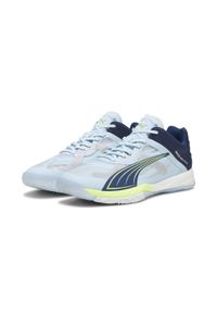 Buty Puma Accelerate Nitro Sqd, Dla obu płci. Kolor: biały, niebieski, wielokolorowy. Materiał: syntetyk, materiał