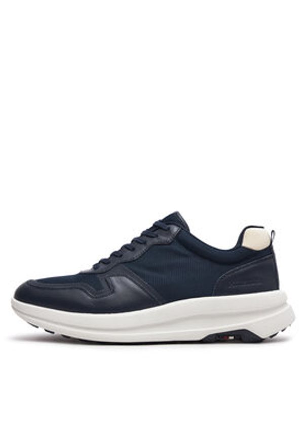 TOMMY HILFIGER - Tommy Hilfiger Sneakersy Hilfiger Mix Chunky Hybrid Shoe FM0FM04994 Granatowy. Kolor: niebieski. Materiał: materiał