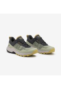 quechua - Buty turystyczne męskie MH500 Light. Kolor: zielony. Materiał: guma, materiał