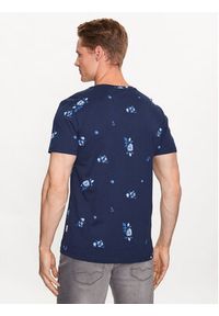 Blend T-Shirt 20715026 Granatowy Regular Fit. Kolor: niebieski. Materiał: bawełna