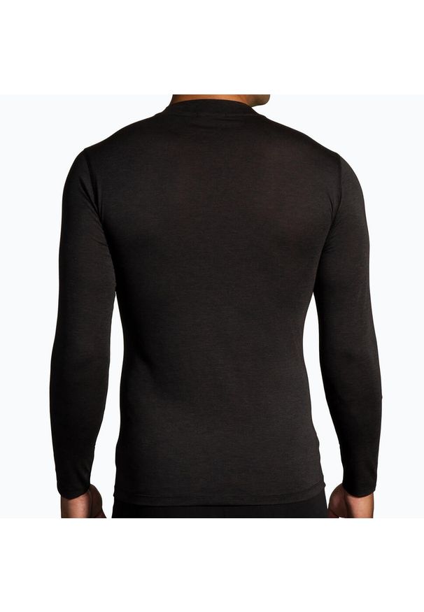 Longsleeve do biegania męski Brooks High Point. Kolor: czarny. Długość rękawa: długi rękaw
