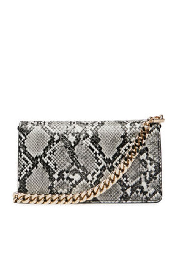 Just Cavalli Torebka 80RA5PD2 ZSD84 Szary. Kolor: szary. Materiał: skórzane