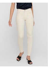 only - ONLY Jeansy 15218655 Écru Skinny Fit #2