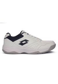 LOTTO - Buty do chodzenia męskie Lotto 10u Court Logo Amf. Zapięcie: sznurówki. Kolor: biały. Materiał: guma, syntetyk, materiał. Szerokość cholewki: normalna. Sport: turystyka piesza