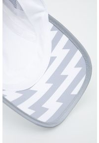Adidas - adidas czapka HD7306 kolor biały z nadrukiem. Kolor: biały. Materiał: materiał. Wzór: nadruk #3