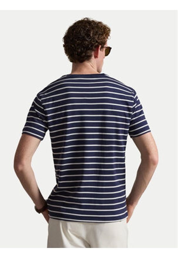Polo Ralph Lauren T-Shirt 710B16648001 Granatowy Regular Fit. Typ kołnierza: polo. Kolor: niebieski. Materiał: bawełna