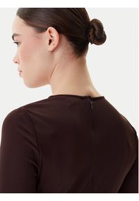 Lauren Ralph Lauren - LAUREN RALPH LAUREN Sukienka codzienna 250951397001 Brązowy Slim Fit. Okazja: na co dzień. Kolor: brązowy. Materiał: syntetyk. Typ sukienki: proste. Styl: casual #6