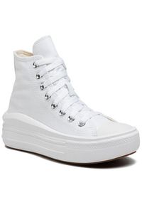 Converse Trampki Chuck Taylor All Star Move Platform 568498C Biały. Kolor: biały. Materiał: materiał. Obcas: na platformie #2