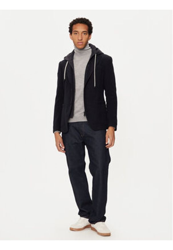 JOOP! Jeans Marynarka 15 JJB-18Hoodney-J14 30043756 Granatowy Slim Fit. Kolor: niebieski. Materiał: syntetyk