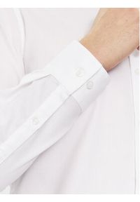 Calvin Klein Koszula Structure K10K112106 Biały Slim Fit. Kolor: biały. Materiał: bawełna #2