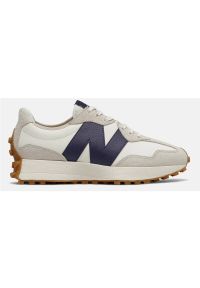 Buty Kobieta New Balance 327 beżowy. Okazja: na co dzień. Kolor: niebieski. Materiał: zamsz, syntetyk, tkanina, materiał