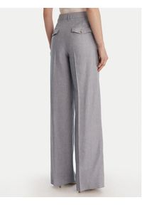 Marella Spodnie materiałowe Odino 2613131121 Błękitny Straight Fit. Kolor: niebieski. Materiał: len #5