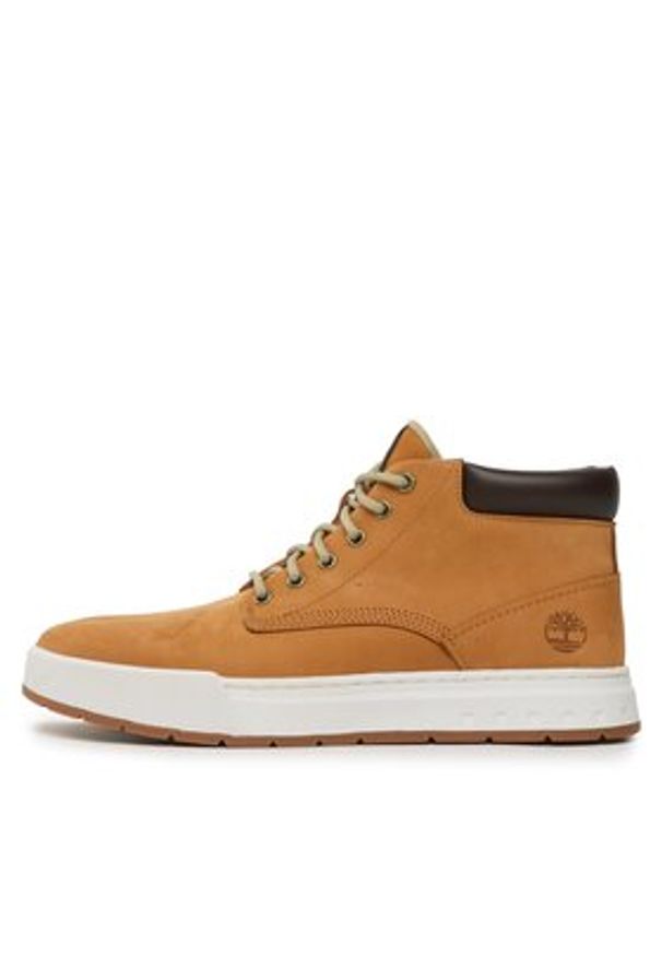 Timberland Sneakersy Maple Grove TB0A5PRV2311 Beżowy. Kolor: beżowy. Materiał: nubuk, skóra