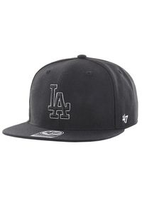 47 Brand - Czapka z daszkiem męska Los Angeles Dodgers No Shot 47 Captain 47 Cap. Kolor: czarny. Materiał: bawełna