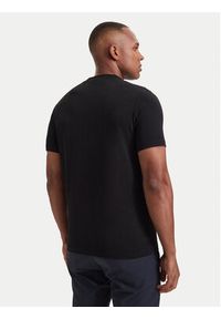 Karl Lagerfeld - KARL LAGERFELD T-Shirt 755039 564235 Czarny Regular Fit. Typ kołnierza: dekolt w karo. Kolor: czarny. Materiał: bawełna #3