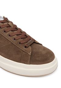 Guess Sneakersy FMFLBA SUE12 Brązowy. Kolor: brązowy. Materiał: zamsz, skóra