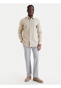 BOSS Koszula H-Hank-Kent-C1-214 50469345 Beżowy Slim Fit. Typ kołnierza: kołnierzyk klasyczny. Kolor: beżowy. Materiał: bawełna #5