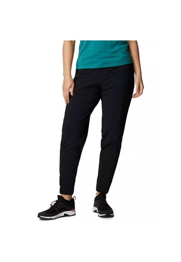 columbia - Damskie spodnie turystyczne Columbia Pleasant Creek Jogger. Kolor: czarny